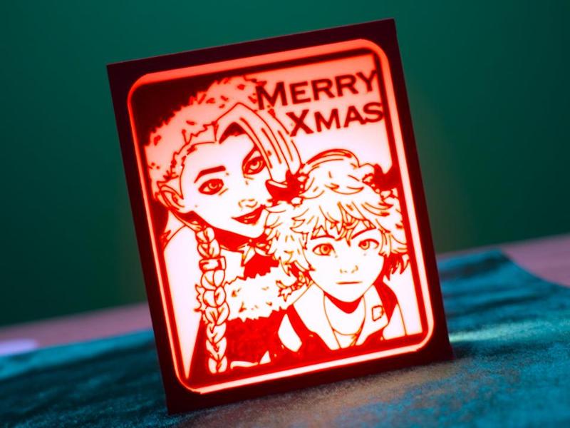 Arcane swapable lightbox X-mas edition