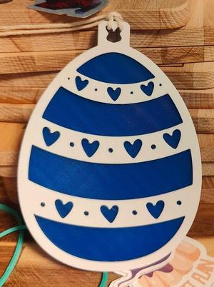 Two-Layer Easter Egg Decoration   
