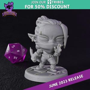 Male Elf Rogue - Chibi Forge