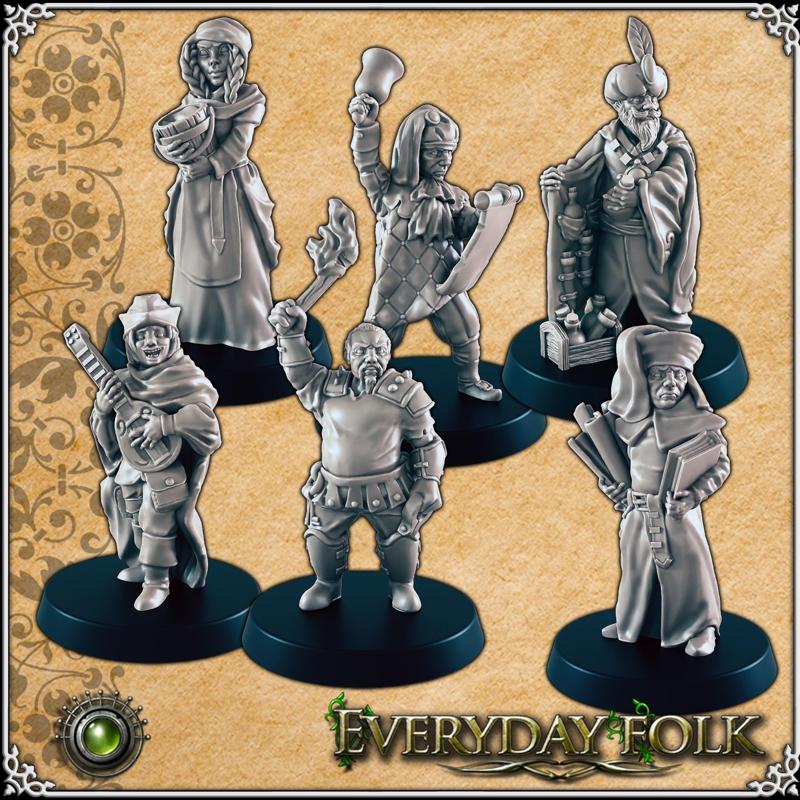 Human Commoners Set 2 [SUPPORT-FREE]