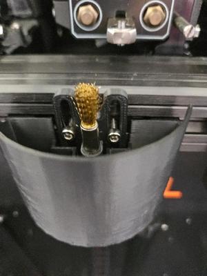 Adjustable brush holder for XL Nozzle Scrubber   