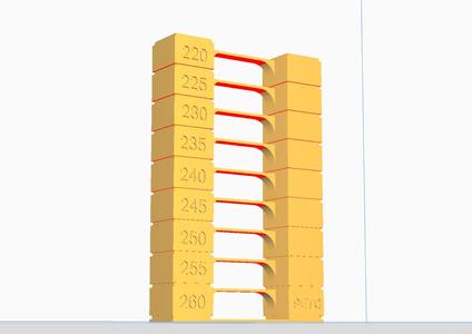Temperature test for PLA, TPU, ABS and PETG   