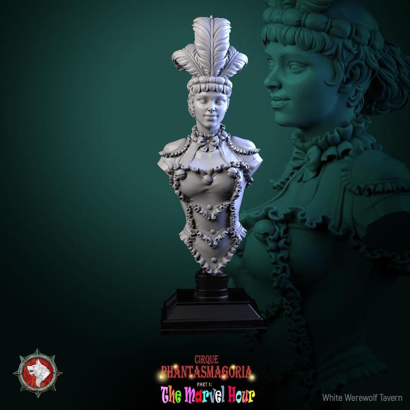 The Lollipop Twirler - Pre-supported Bust STL