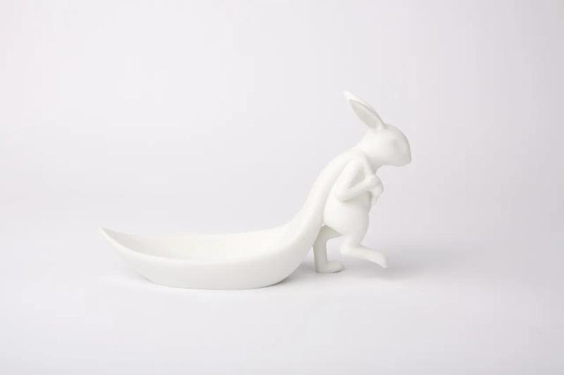 Charming Hare Decorative Tray   