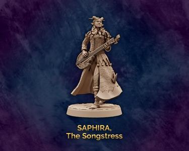 Saphira, the Songstress - Human Bard