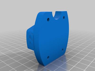 GoPro flat mount for IFlight Cidora SL5/E / Nazgul PLA