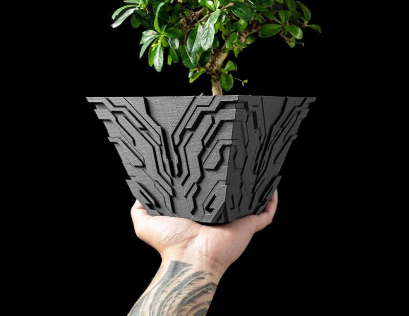 Uplink Planter Pot by MODERN MACHINE   