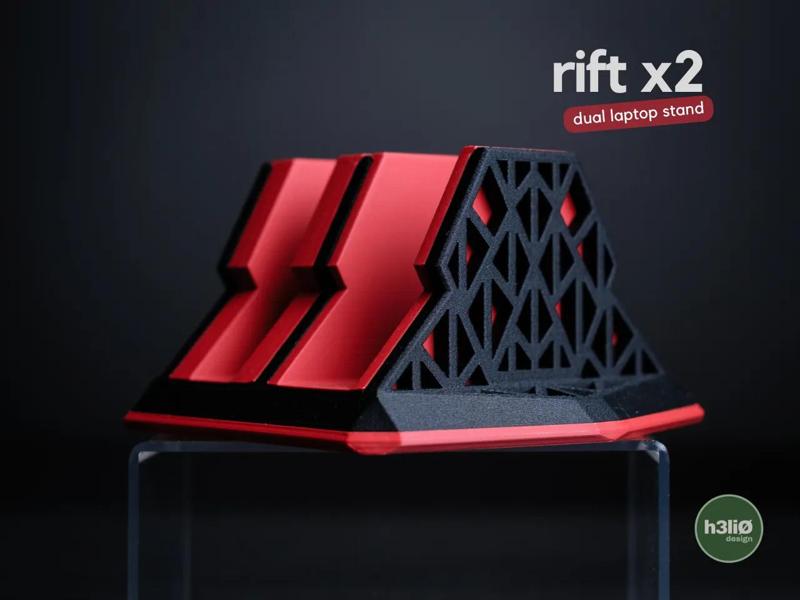 rift x2 · dual laptop stand   