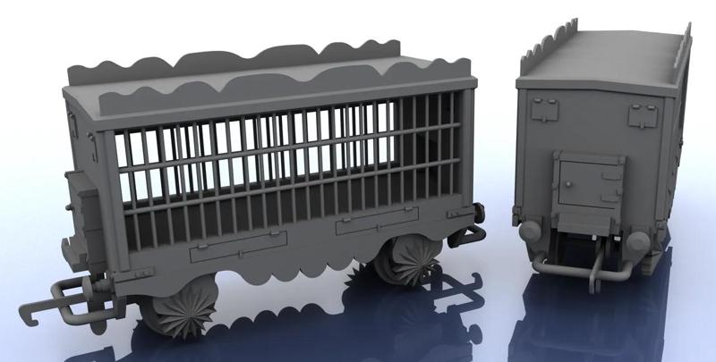 OO Scale Train - Circus - Cage Style 3   