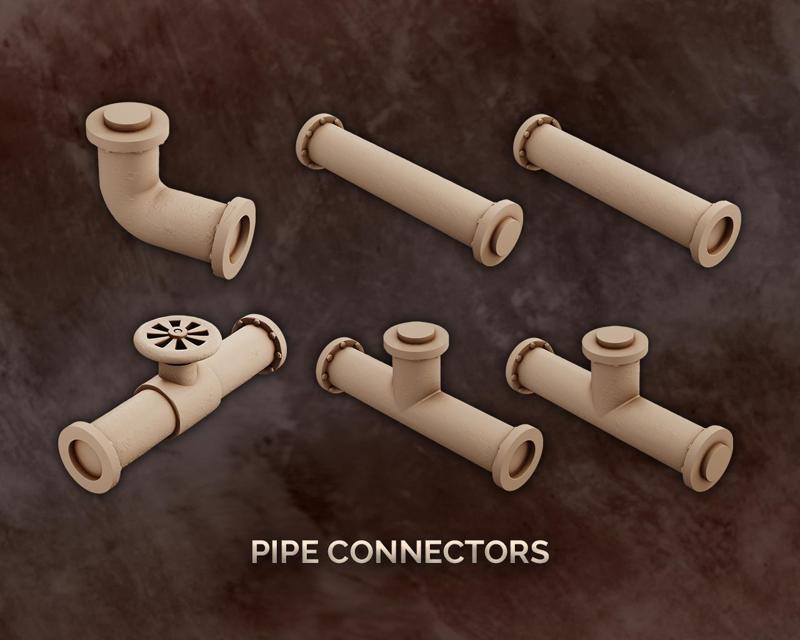 Pipe Connectors - Factory Terrain