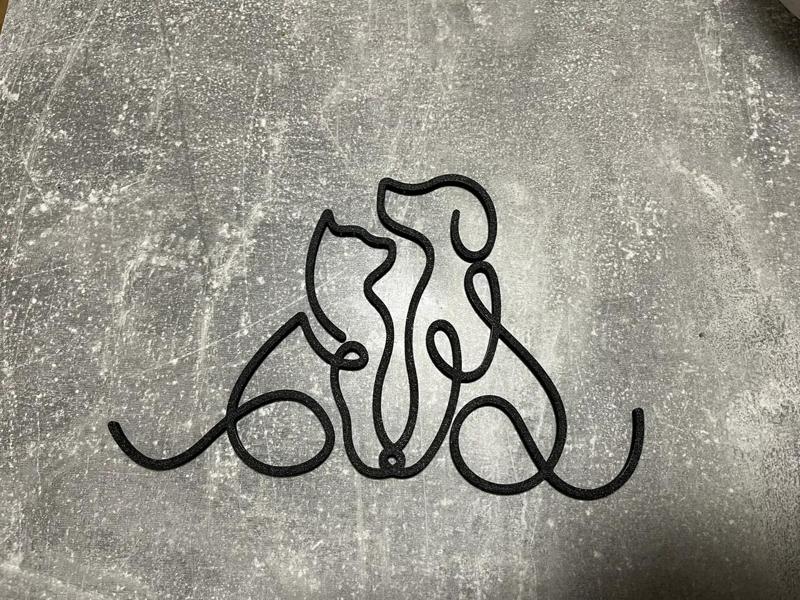 Wall ART - Cat and Dog v.1   