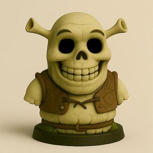 Shrek Skull Bust