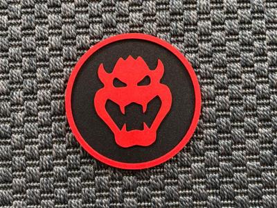 Bowser Emblem Super Mario
