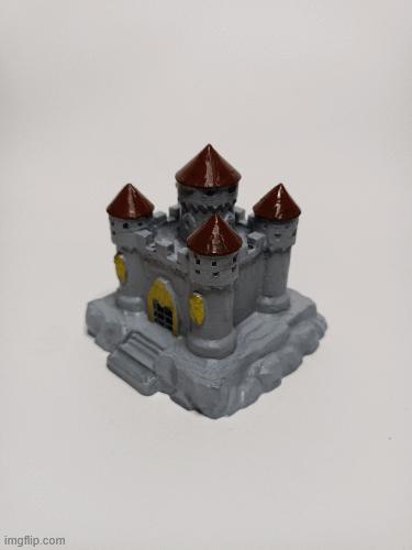 Support-Free Medieval Castle for RPG & Decor