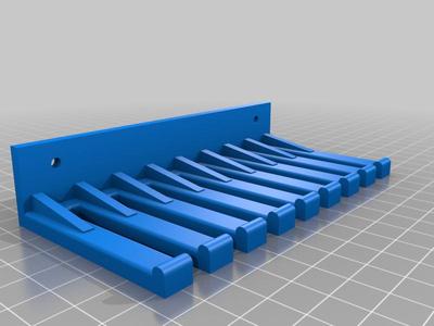 Wall mount cable organizer