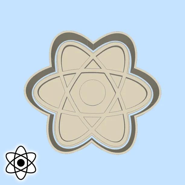 Science and technology cookie cutters - atom   