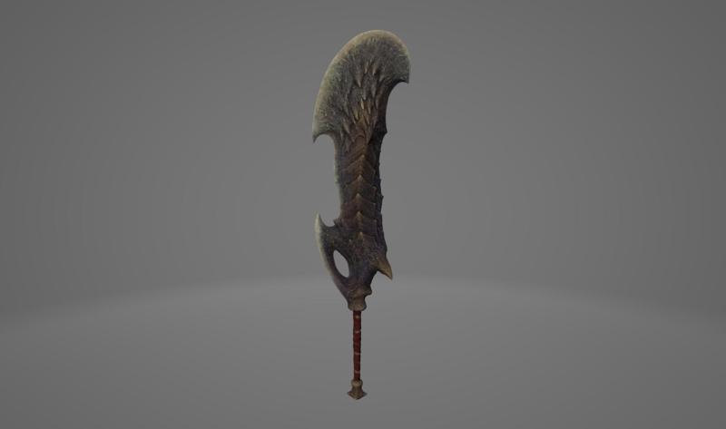 MONSTER HUNTER WORLD FATALIS GREAT SWORD