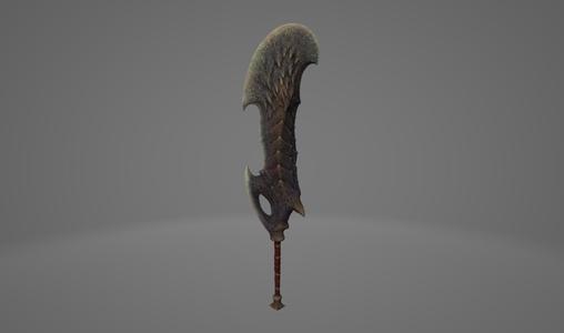 MONSTER HUNTER WORLD FATALIS GREAT SWORD