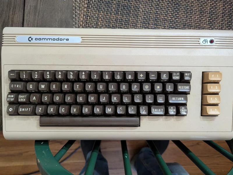 Commodore 64 Silver Label Badges   