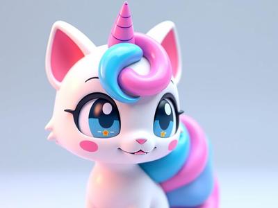 Kitty Unicorn PrintMon