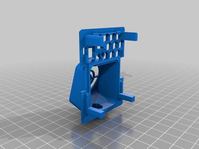 FrSky R9 module cover for a 30mm fan (ELRS mod)