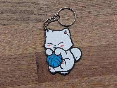 Happy Kitty Keychain