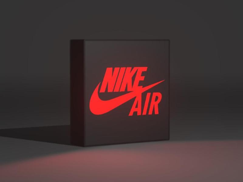 Nike Air Lightbox LED Sign