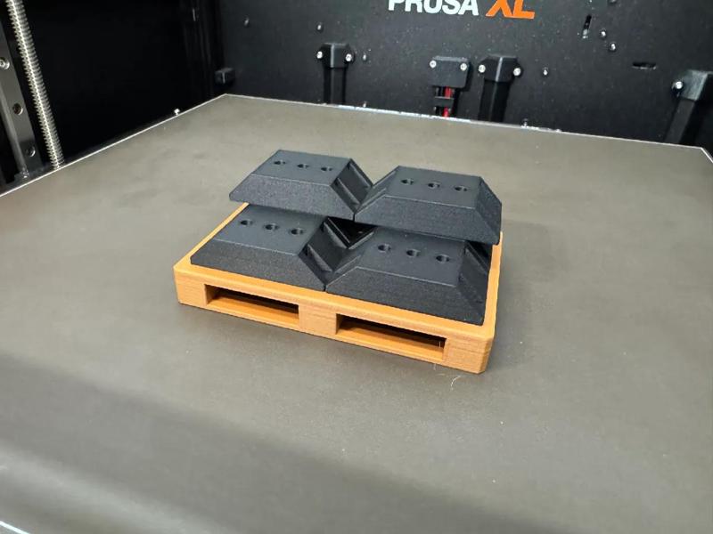 Palette for Bauzaun Fuss / Hoarding / Fence in Scale 1:14   