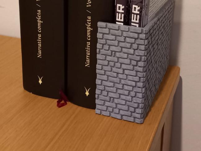 Medieval Stone Wall Bookend