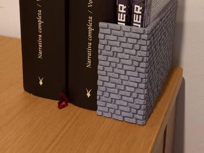Medieval Stone Wall Bookend