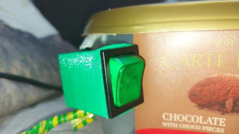 Switch holder for electronics   