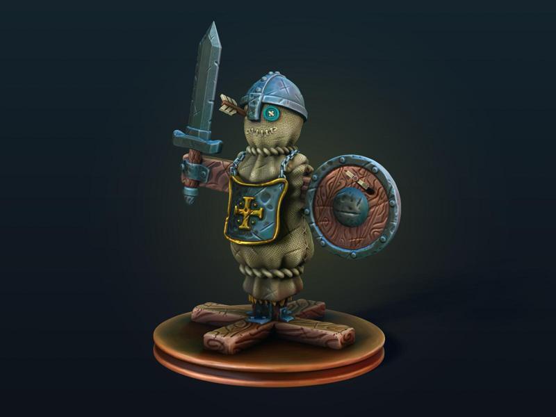 free Brave Medieval Training Dummy, unsupported