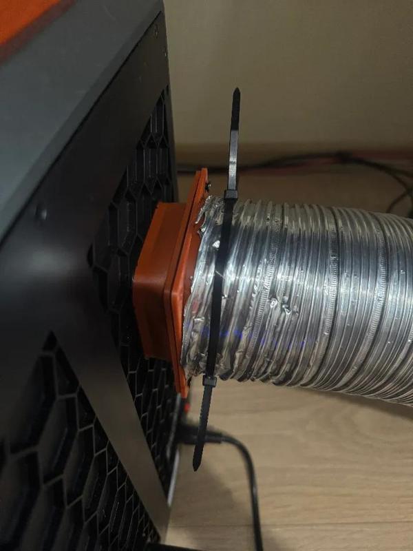 Creality K1 rear exhaust adapter   