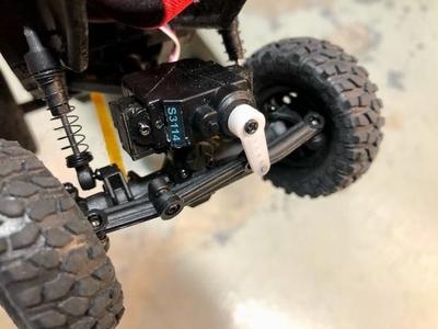 SCX24 servo tray for Futaba S3114