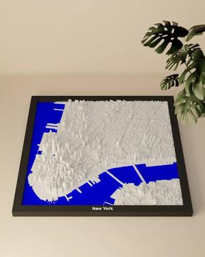 New York - 3D Miniature   