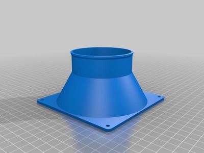 120mm Fan to 75mm Duct