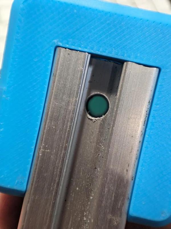 2020 Extrusion drill guide [Dual bearing, and midway drilling]   