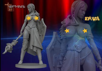 WARRIOR FOR TABLETOP RPG