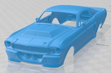 Ford Mustang Shelby GT500 Eleanor 1967 Shelby GT500 Eleanor Printable Body Car