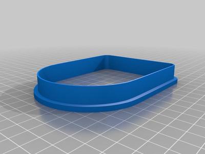 Half Pill Cookie Cutter
