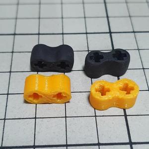 Lego Technic 4198367 Axle Connector Double Flexible TPU replacement   