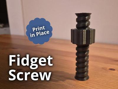 Fidget Screw - Print in Place