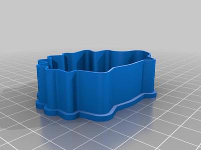 Hedgehog cookie cutter