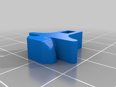 Extrusion zip tie anchor.