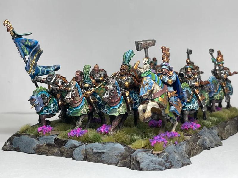 Cavalry movement tray with stone lining   