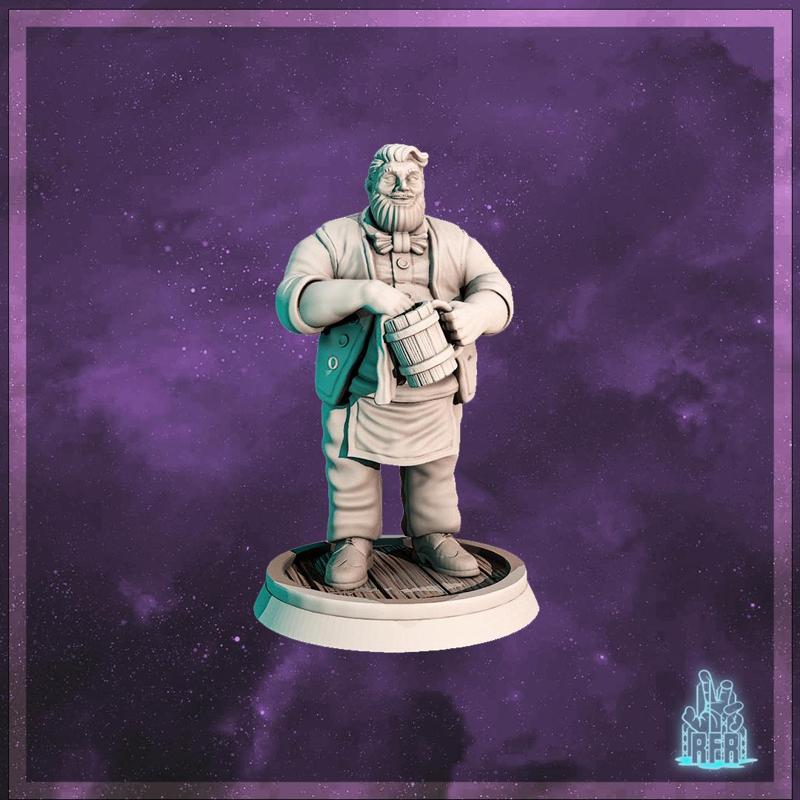 Roland Barleybrew - Tabletop miniatures (Pre-Supported)