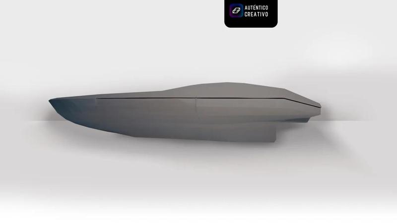 Racing BOAT RC -  B-35  - Modular .stl   