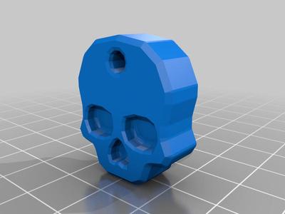 Skull key cap