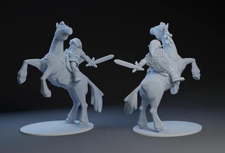Link and Epona   