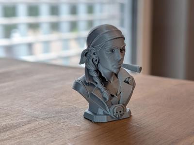 Female Pirate Navigator Bust (Spyglass & Braid)